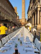 GA Choir - Italy 2023 Jun - Bologna Via Rizzoli Table Tower