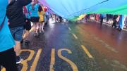 Leeds Pride 2025 Main flag underneath